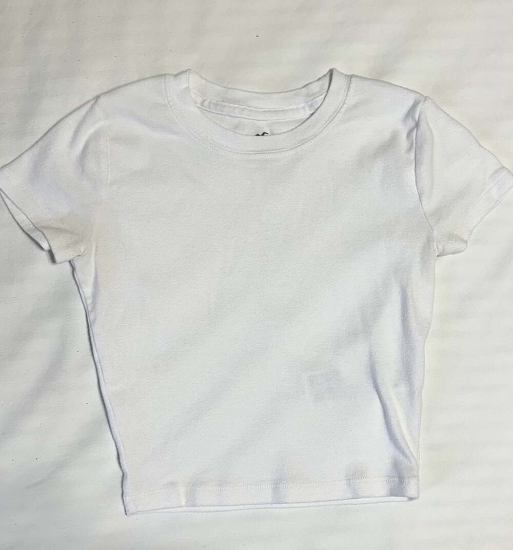 Hollister Must-Have Crop T-Shirt Size XXS White